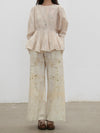 Mutedance 25 Spring/Summer Pleated Waist Top Series MD-MD25SS64-SAND MD25SS62